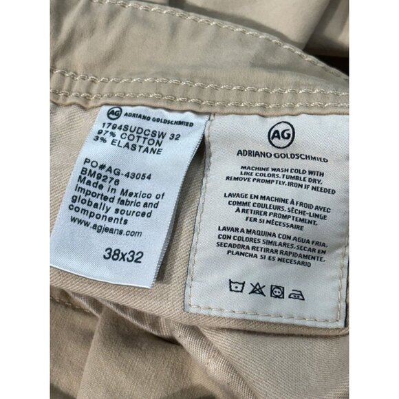 Adriano Goldschmied AG The Everett Slim Straight Khaki Pants 38x32 *Flaws - Picture 3 of 13